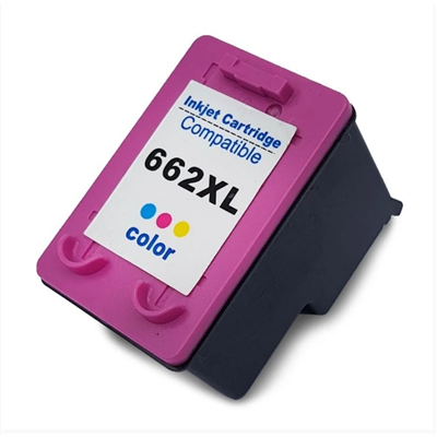 Cartucho de Tinta Compatvel HP 662, 662XL, CZ106AB - 1015, 2516, 2546, 3515 - Colorido
