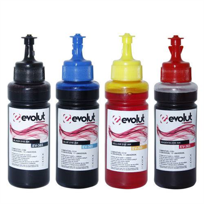 Kit Tinta Evolut T504, T544 Compatvel com Epson L3110, L3250, L4150, L4260, L6161, L6191
