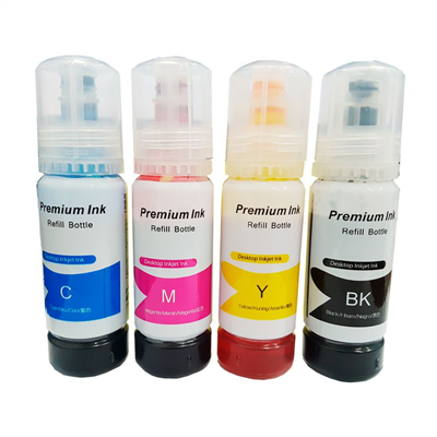 Kit Tinta T504, T544 Compatvel com Epson L3110, L3250, L4150, L4260, L6161, L6191