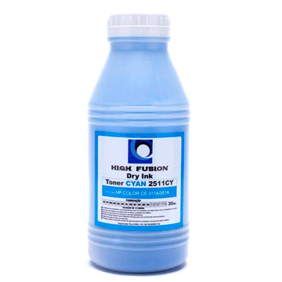 P de Toner High Fusion HF-2511 Azul - Para CB-540, CE-320, CF-310, CE-530