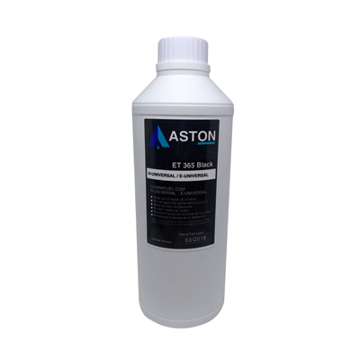 Tinta Aston ET-365 Corante para Recarga - 1 Litro - Preto