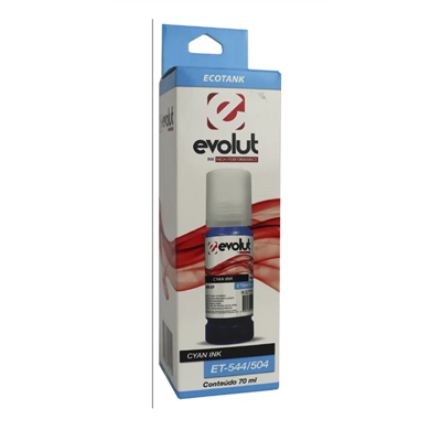 Tinta Evolut T504, T544 - AZUL - Compat�vel com Epson L3110, L3250, L4150, L6161